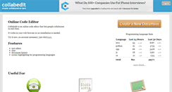 Desktop Screenshot of collabedit.com