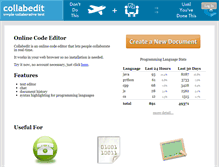 Tablet Screenshot of collabedit.com